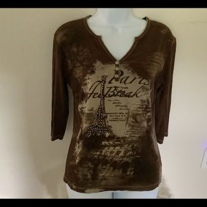 Blue Canyon Brown Paris Shirt